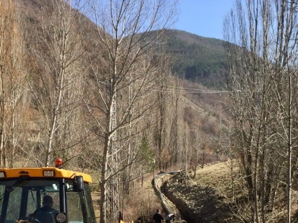 El Ayuntamiento de Biescas trabaja en la mejora del abastecimiento de agua