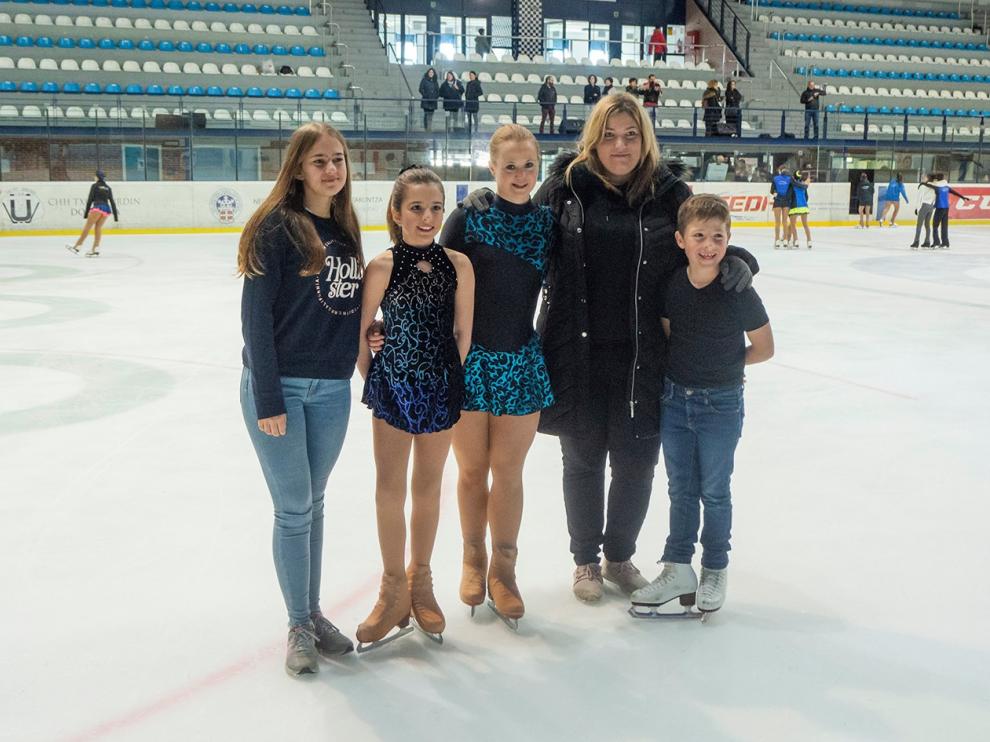 Buen debut en competición para tres patinadoras del CH Jaca