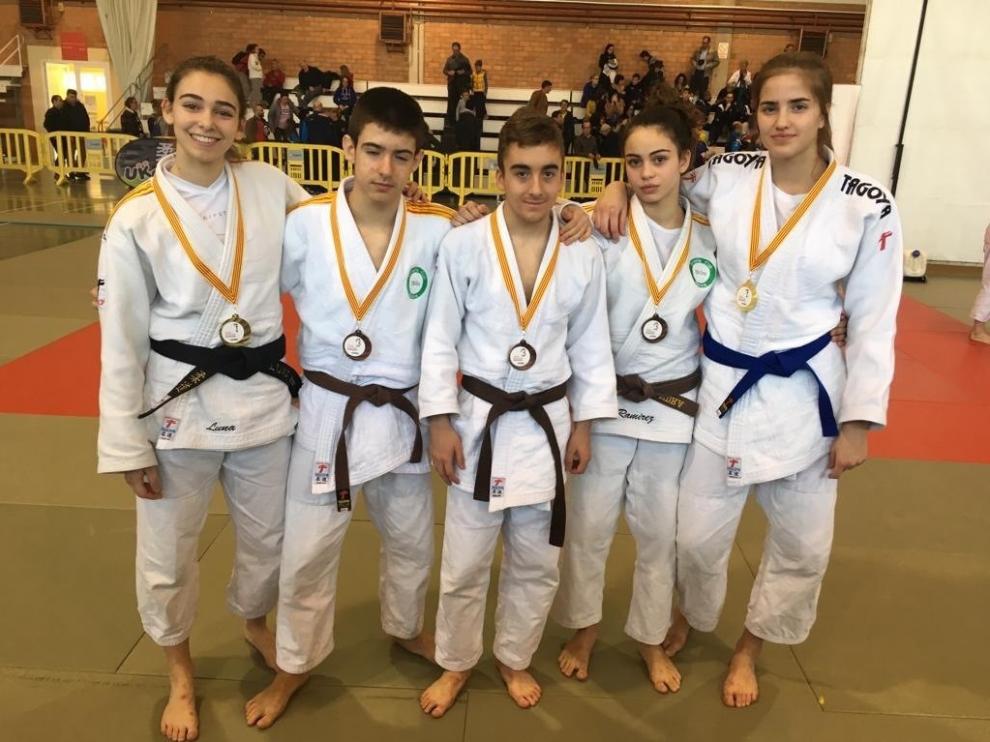 Los judocas altoaragoneses se muestran fuertes en el Campeonato de Aragón