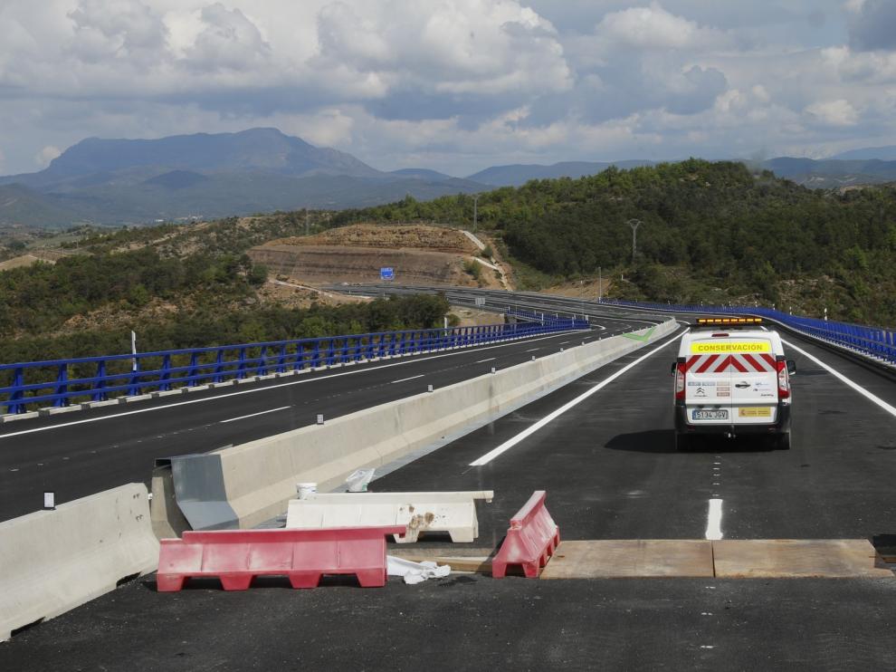 La A-21 entre Jaca y Puente la Reina se estrenará antes de que finalice este año