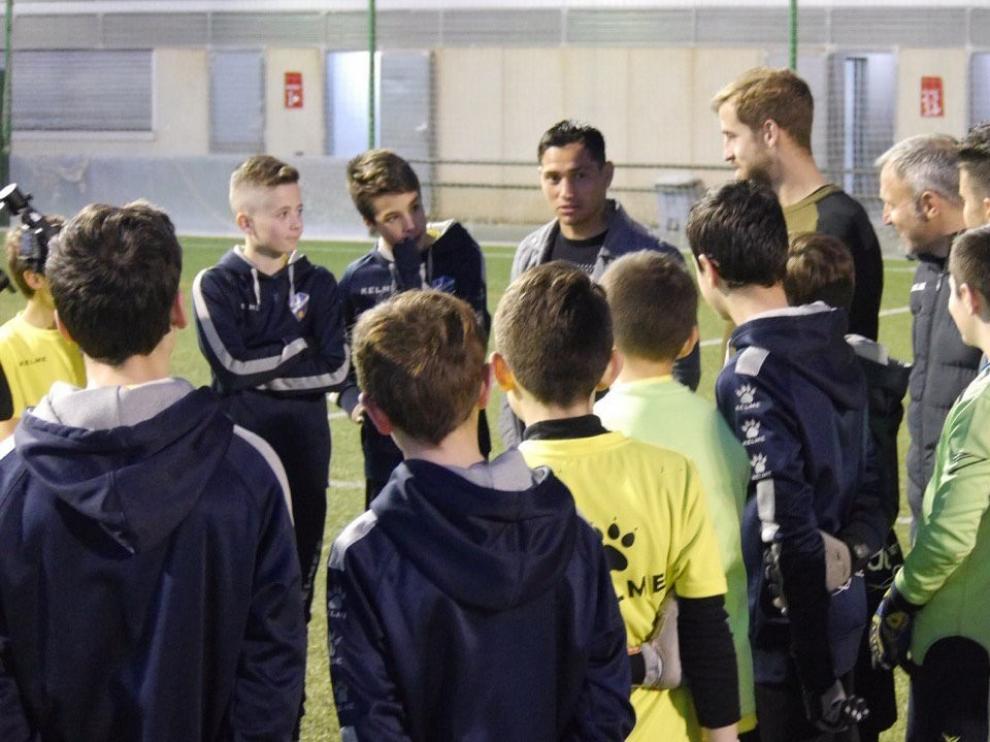 Pulido y Chimy, con los infantiles