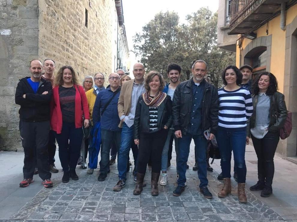 Acín presenta una lista "para ganar" en Jaca