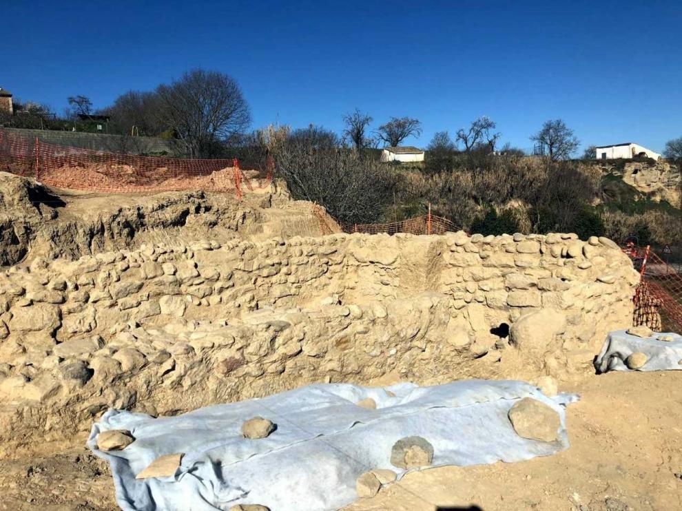 El PAR plantea la creación de un jardín arqueológico sobre el yacimiento medieval y romano encontrado en Barbastro