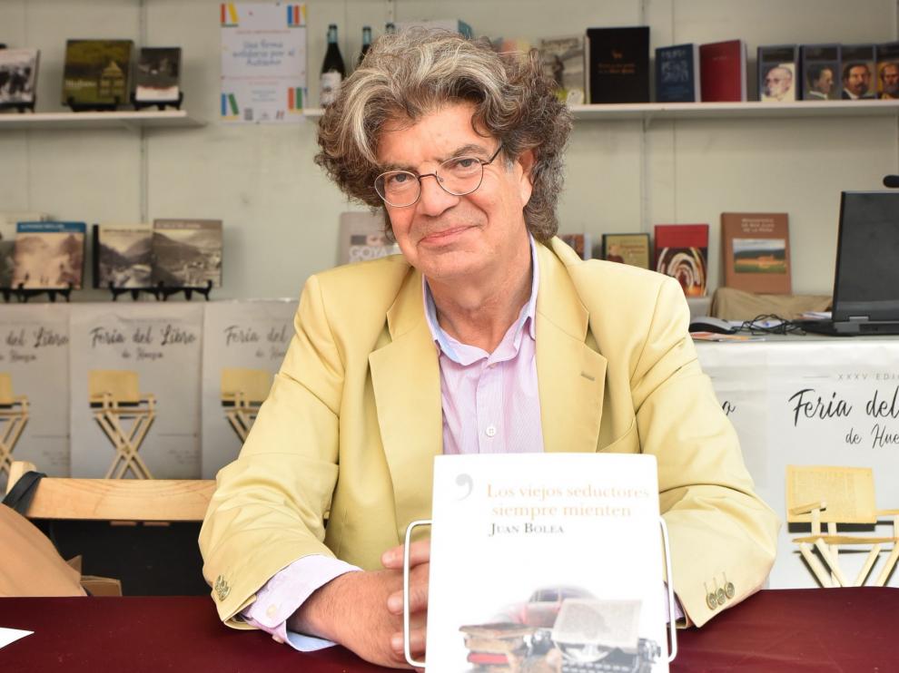 El escritor Juan Bolea, Premio de las Letras Aragonesas 2018