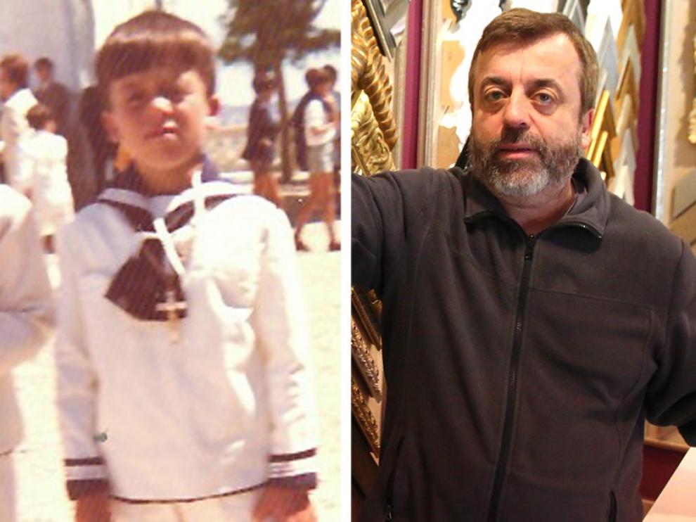 Mario Elías, una infancia con recuerdos de colores repartidos por Tormos, Almudévar y Huesca