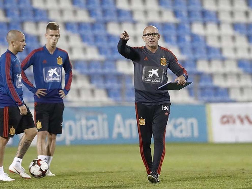 El responsable de la selección Sub-21 estará este lunes en Huesca