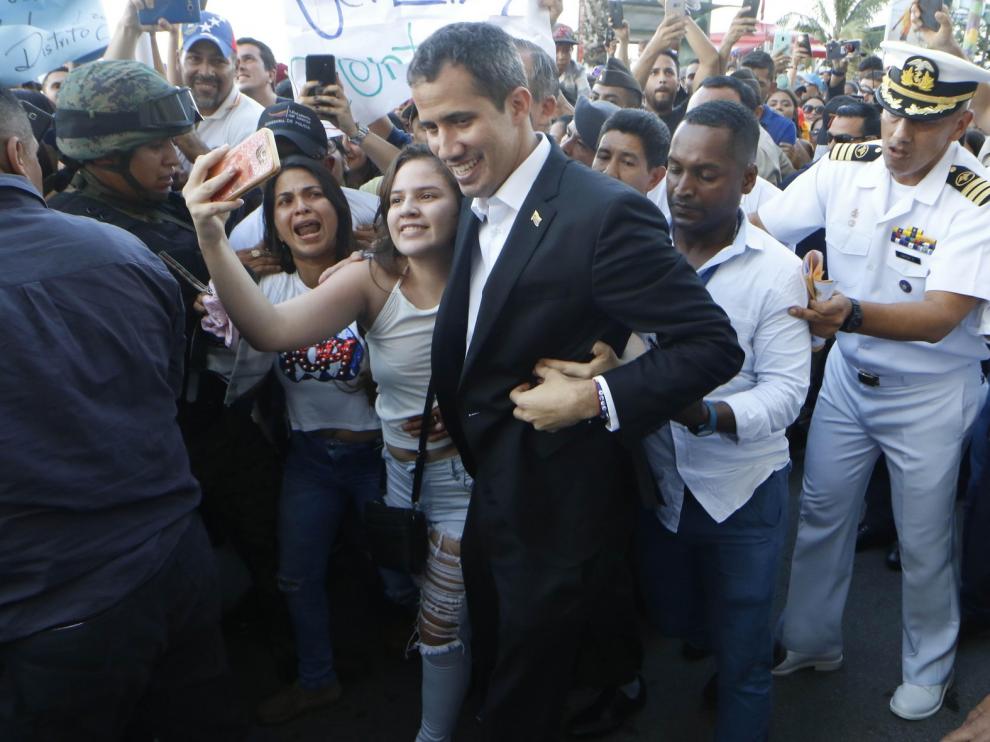 Guaidó anima al país a movilizarse ante su vuelta