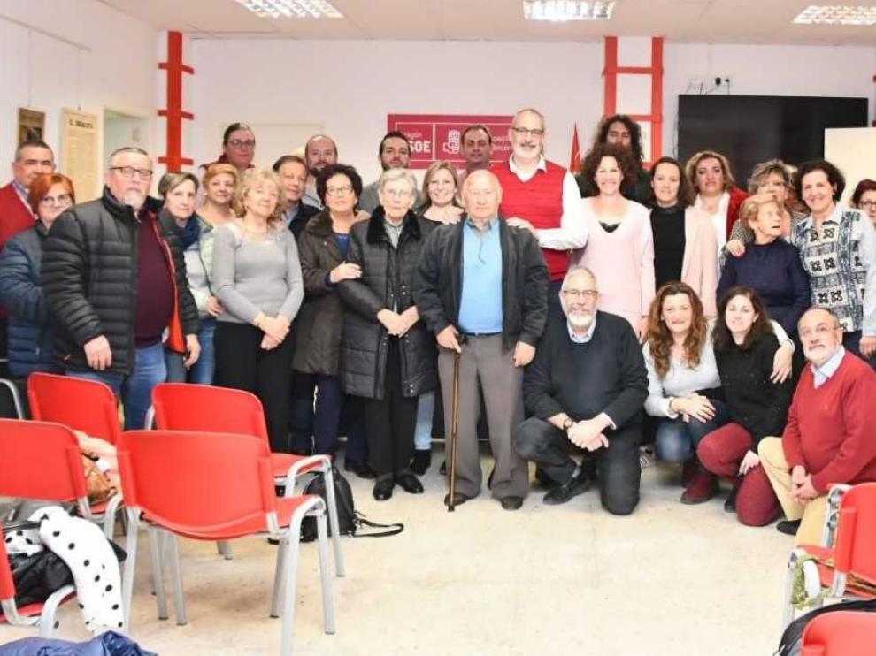 El PSOE de Monzón presenta unas listas municipales aprobadas por amplia mayoría
