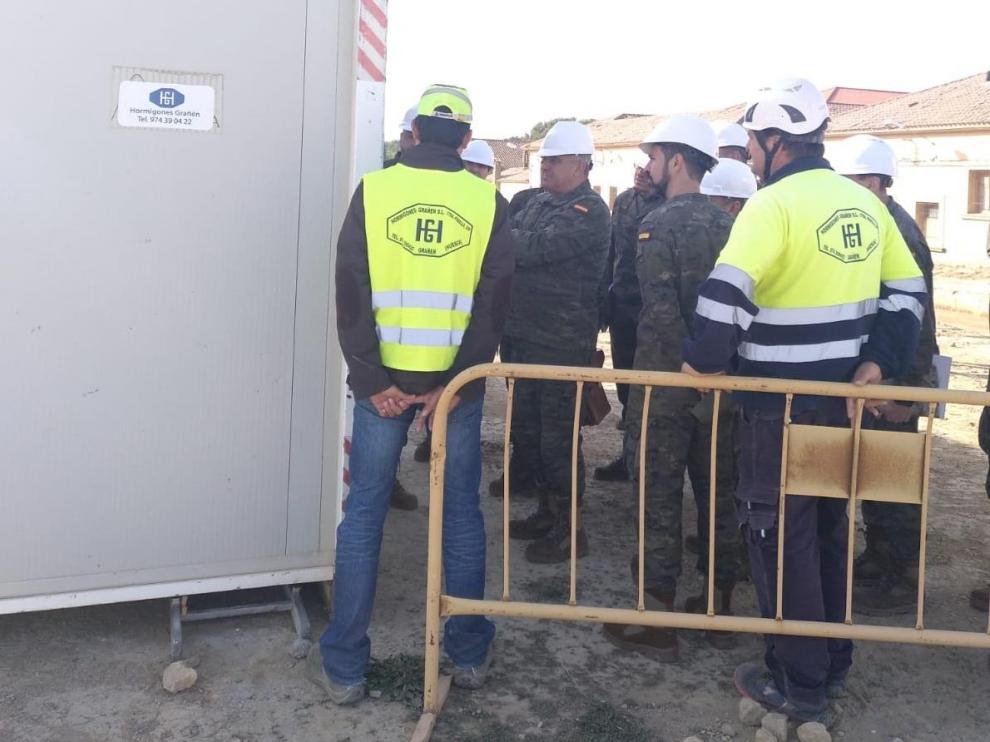 El jefe del Ejército visita el cuartel Sancho Ramírez de Huesca, que contará con un Centro de Educación Infantil
