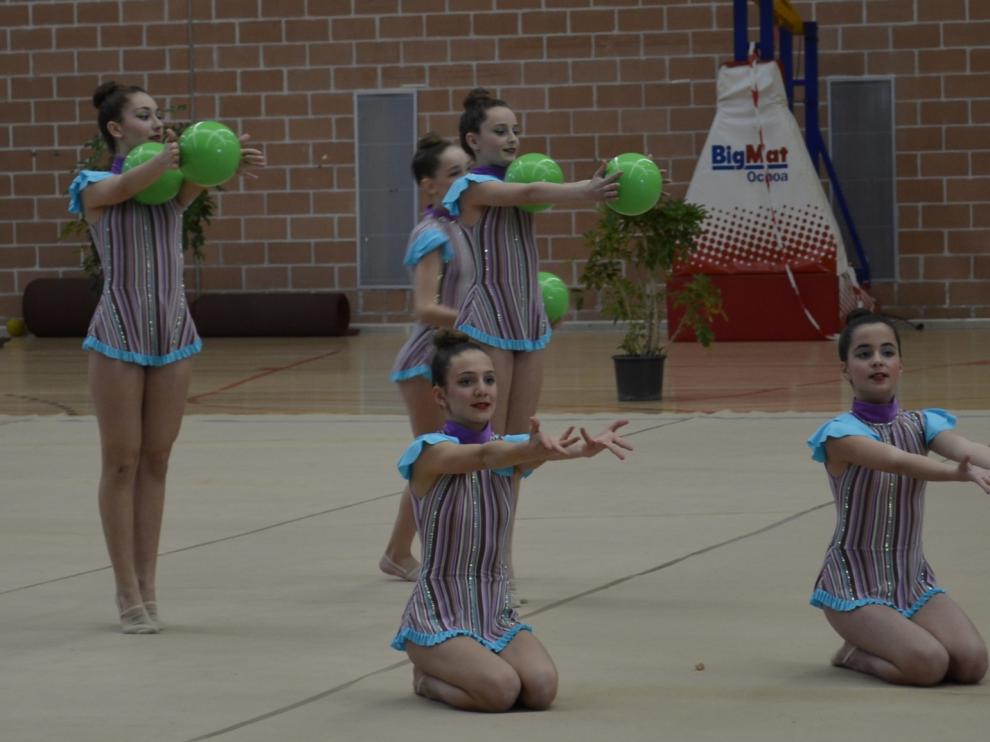 Barbastro reúne a 400 gimnastas en una doble cita el domingo