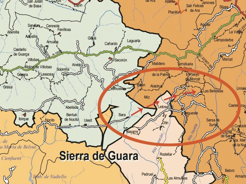 Quince kilómetros para revitalizar veinte pueblos y abrir otra entrada a Guara