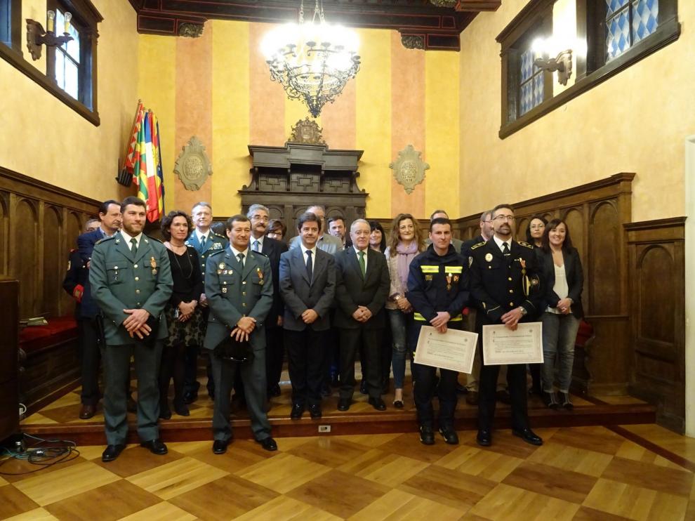 Nicolás Hernández Gracia y Daniel Muñoz Hernando son condecorados con la Medalla al Mérito Social
