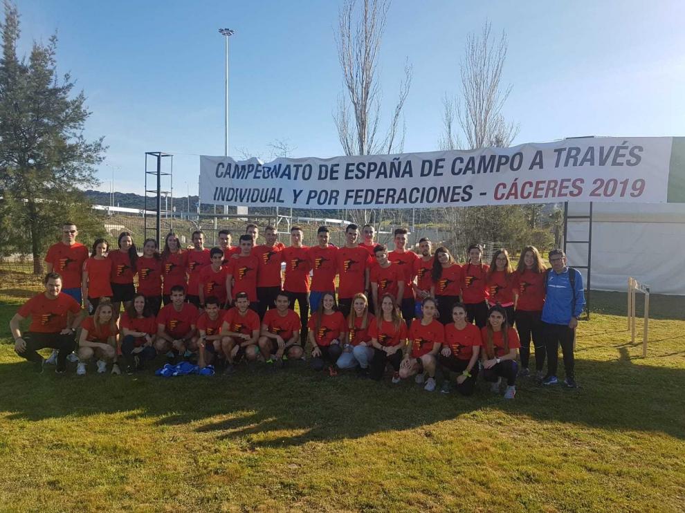 La selección aragonesa cumple en Cáceres