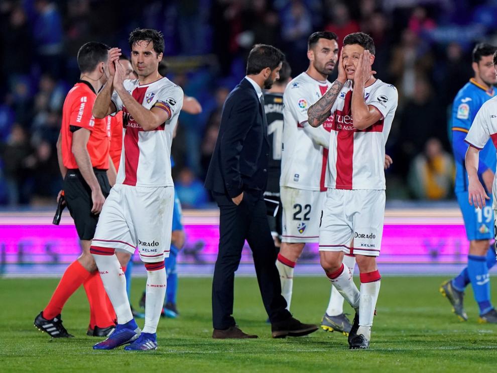 Jaime Mata puso fin a 660 minutos en los que el Huesca no había encajado un gol de jugada
