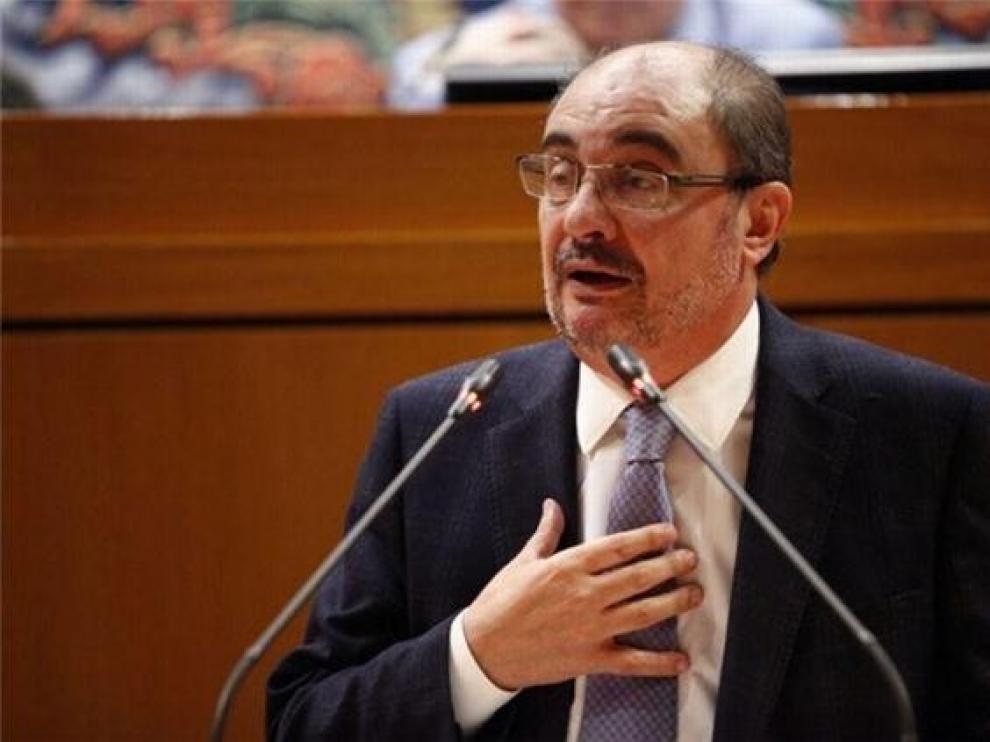 Lambán reclama que Madrid no imponga la lista de Zaragoza