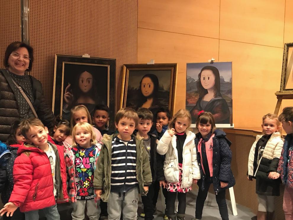 Los niños de Huesca descubren a Da Vinci