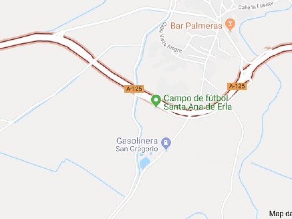 Fallecen dos personas en un accidente de tráfico en la A-125 en Erla