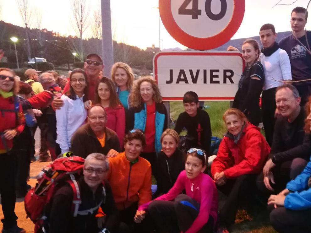 La Javierada oscense cumple su etapa final