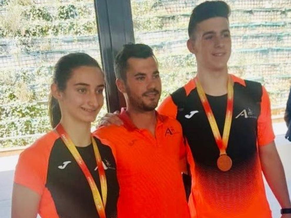 Seis medallas para los cadetes altoaragoneses en el Campeonato de España de atletismo