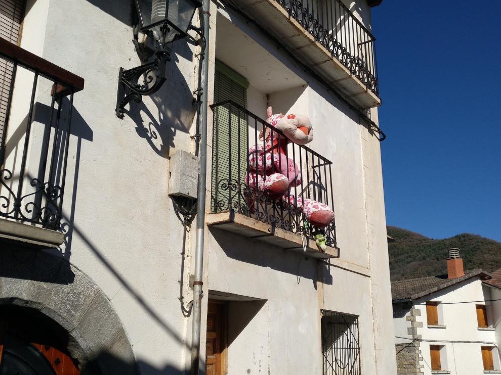 Vaca en lugar de macetas