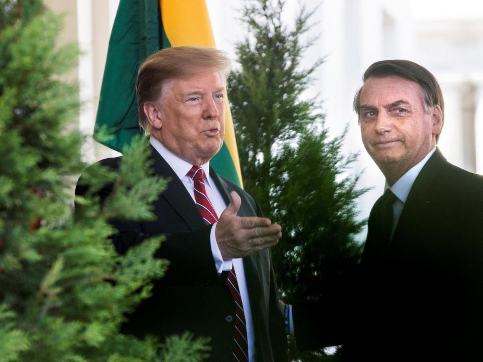 Trump ve en Brasil un aliado militar preferente