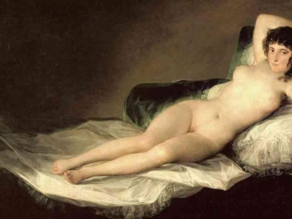 Goya y "La maja desnuda", iconos de arte en España