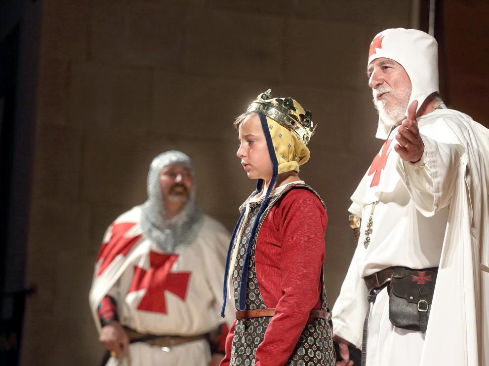 Los vecinos de Monzón arrancan los ensayos teatrales del XIX Homenaje a Guillem de Mont-rodón