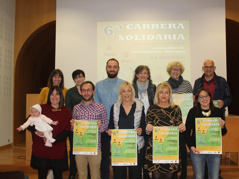 El "Memorial José Ángel Barón" de la AECC Sariñena-Monegros contará más de 900 participantes