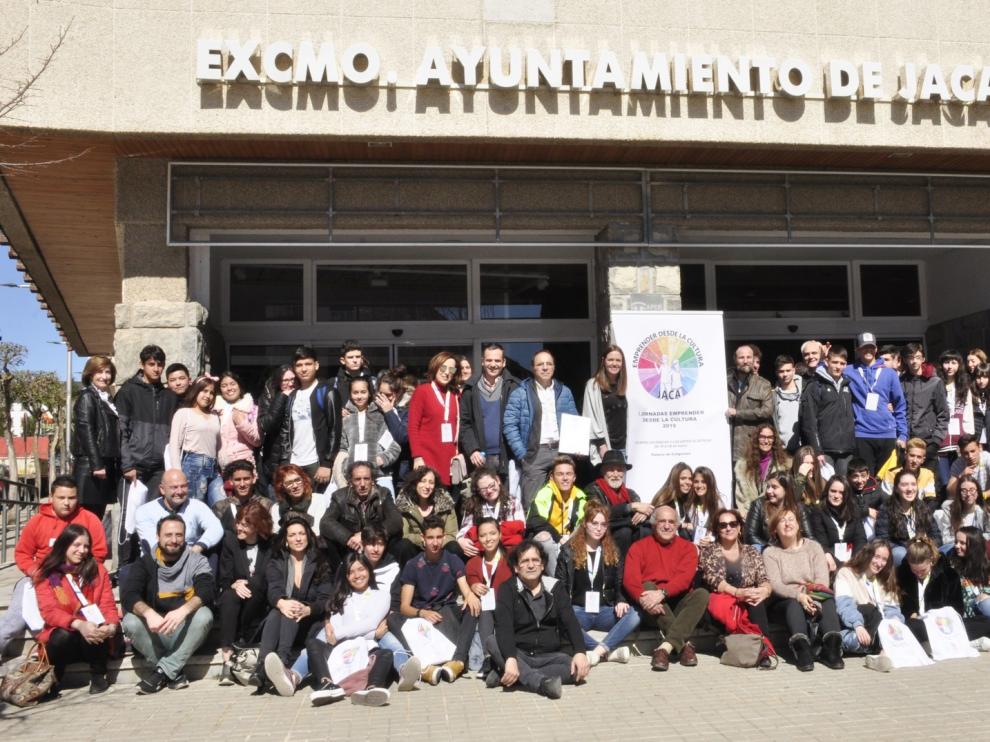 Estudiantes de Jaca descubren las salidas laborales ligadas al mundo de la cultura