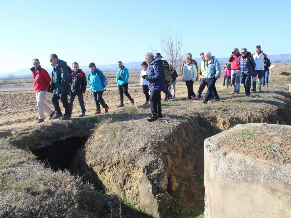 El Ayuntamiento de Monzón programa 11 visitas guiadas a las fortificaciones de la Guerra Civil en Selgua
