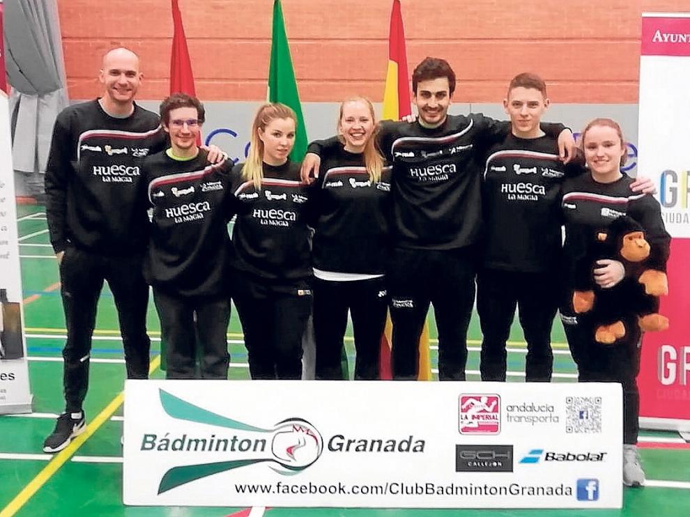 El equipo de Bádminton Huesca La Magia vuelve a Primera