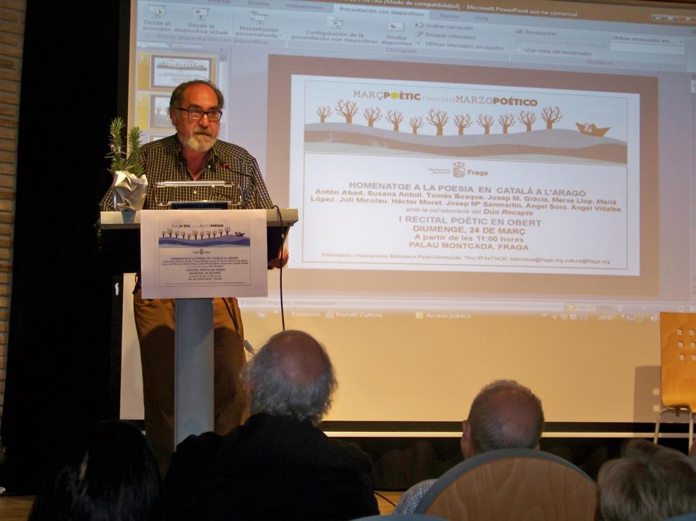 Marzo poético homenajea a la poesía aragonesa en lengua catalana