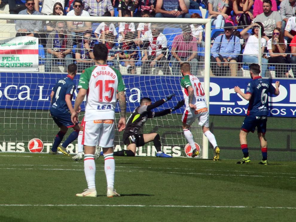 El Huesca ha encajado gol en las últimas cinco jornadas de competición