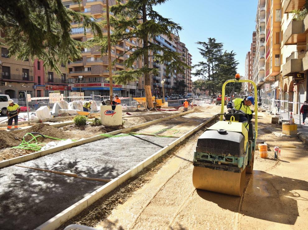 La DGA aportará 600.000 euros para las obras del paseo de Ramón y Cajal de Huesca