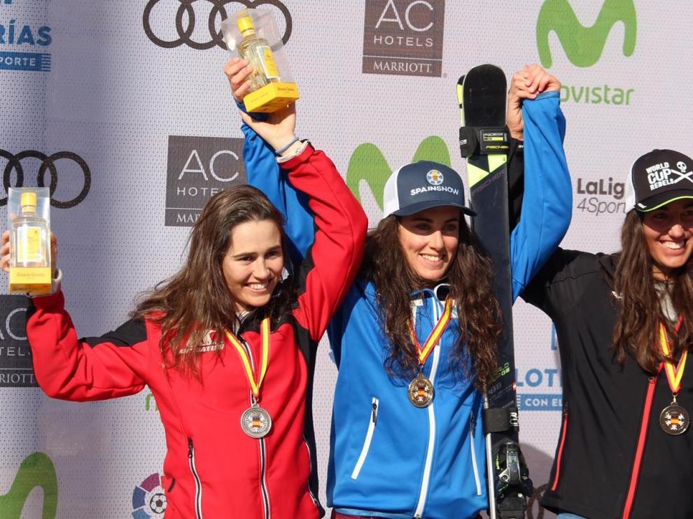 Inda Garín, bronce en el Slalom