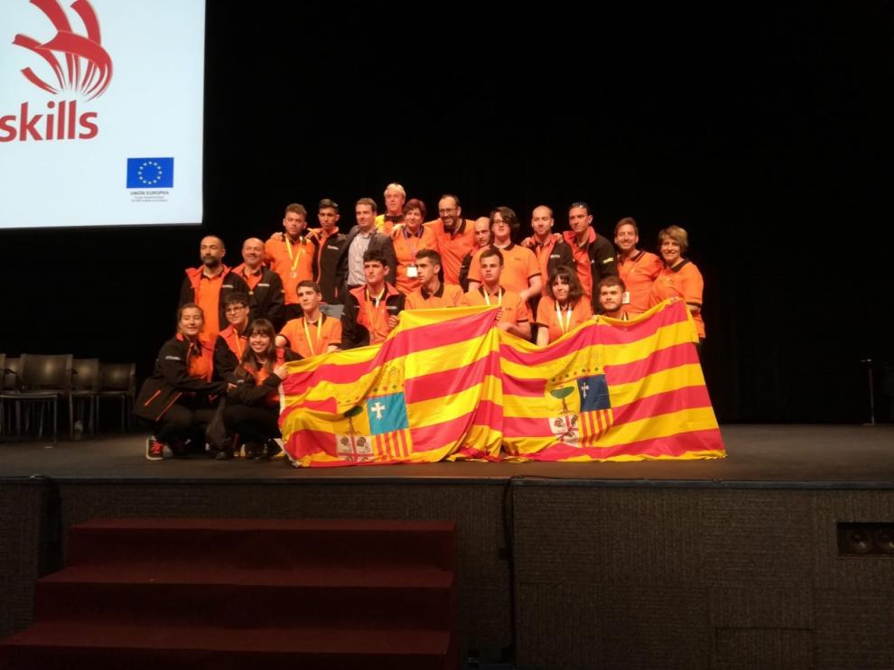 Plata y bronce para los estudiantes de Huesca en las Olimpiadas de FP