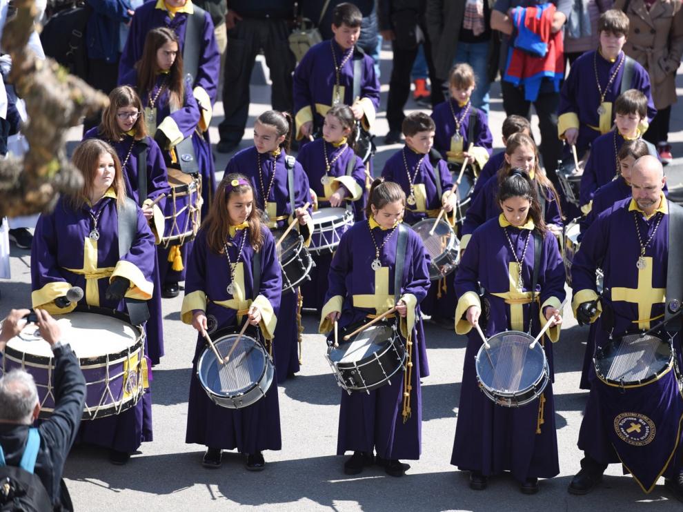 Huesca escucha los 'Sonidos de la Semana Santa' en una primaveral jornada
