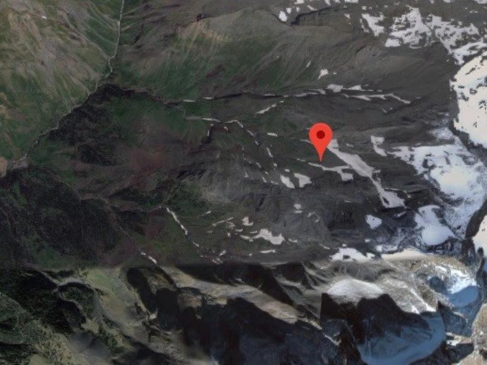 Muere un montañero vecino de Ribagorza de 62 años al caer varios metros del pico Bardamina, en Benasque