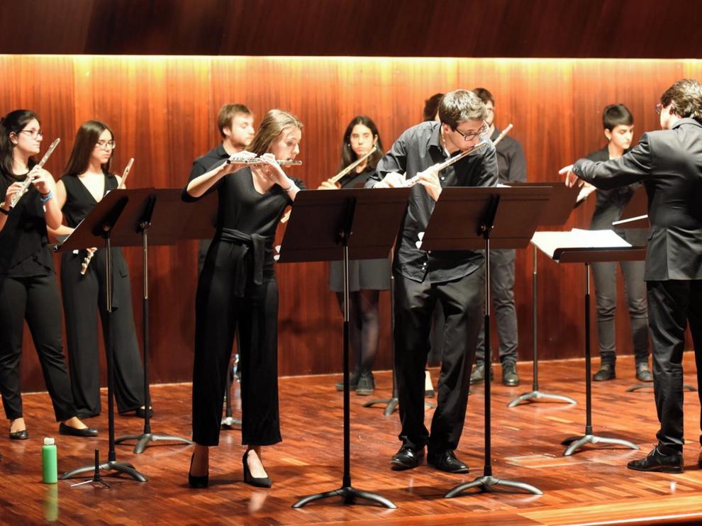 El Conservatorio de Huesca celebra las VI Jornadas de flauta travesera de Aragón