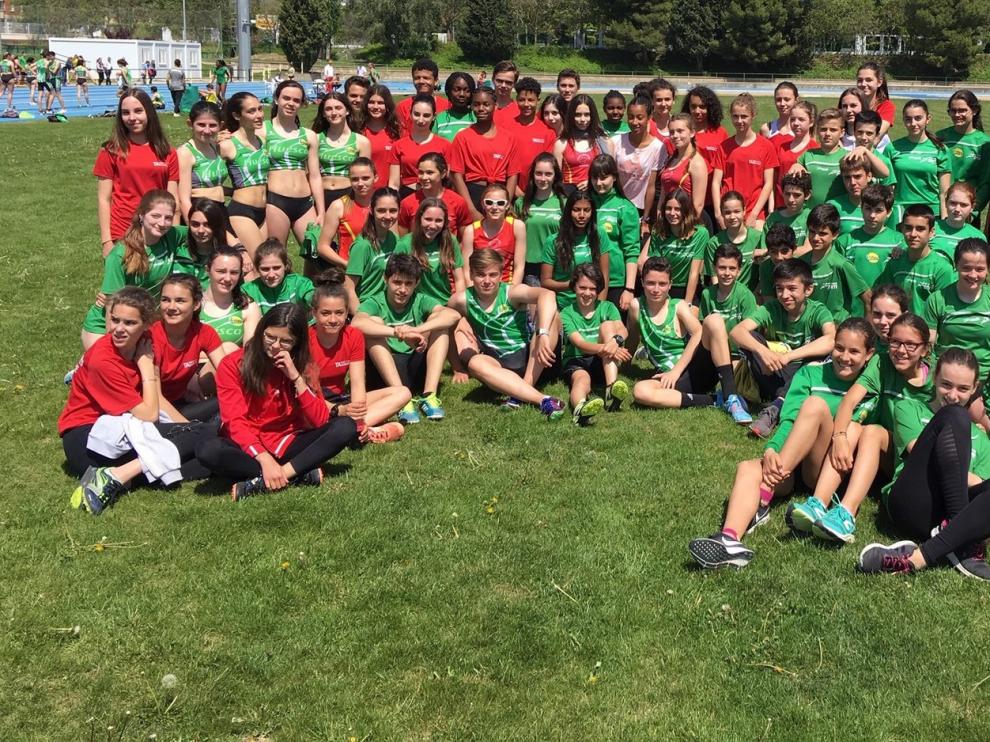 Animada jornada atlética entre Huesca y Tarbes