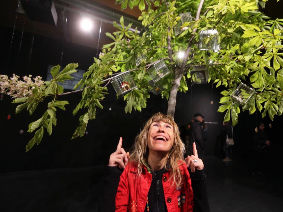 Susana Vacas crea un bosque de miniaturas en Huesca