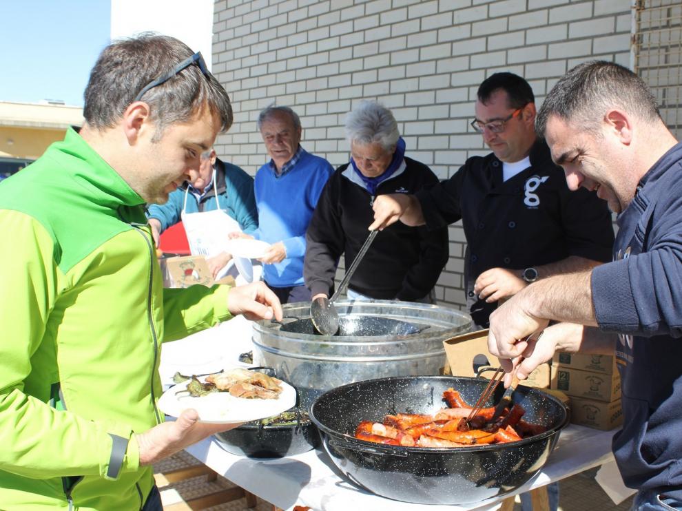 Grañén celebra la Fiesta de los Hombres que organizan los integrantes de la Asociación Santa Ana