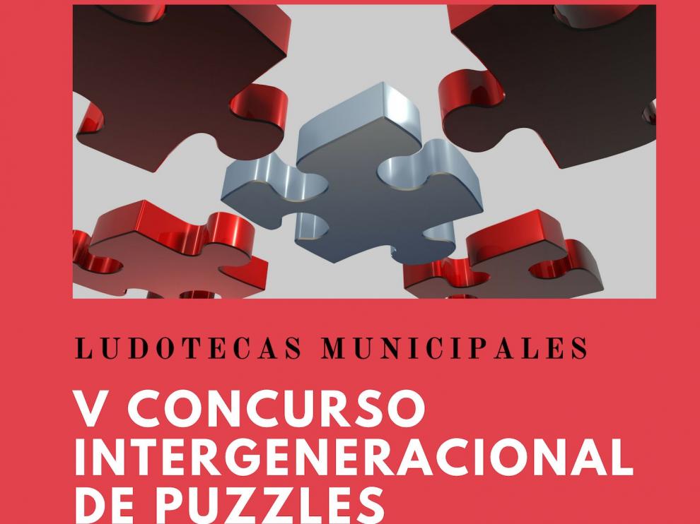 Las ludotecas municipales de Huesca celebran el V Concurso Intergeneracional de Puzzles