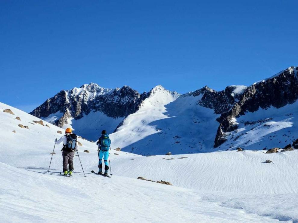 Peña Guara cierra el calendario de esquí de montaña