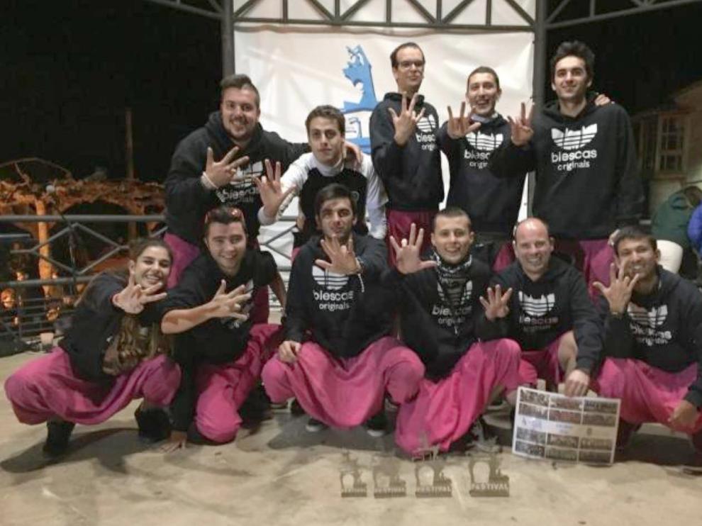 La charanga Os Mozés de Jaca gana el festival de Poza de la Sal