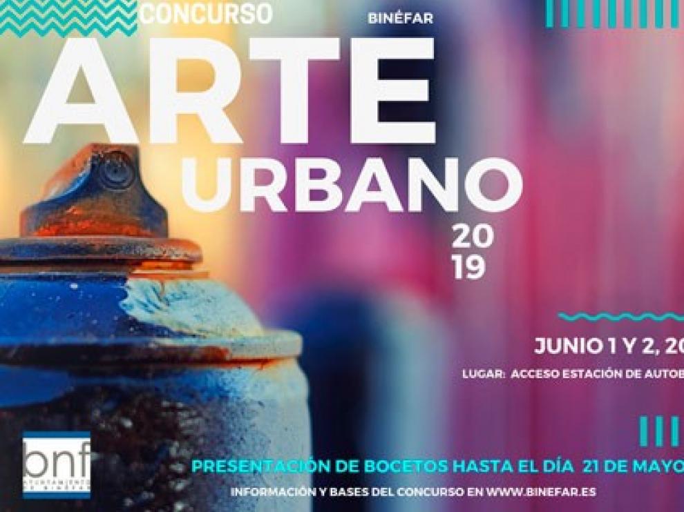 El Ayuntamiento de Binéfar convoca el II Concurso de Arte Mural