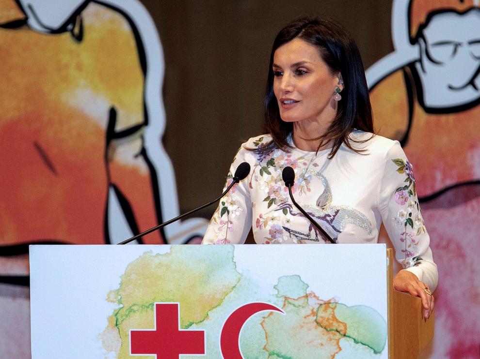 La Reina agradece la dedicación de Cruz Roja para "aliviar el sufrimiento" de las personas vulnerables