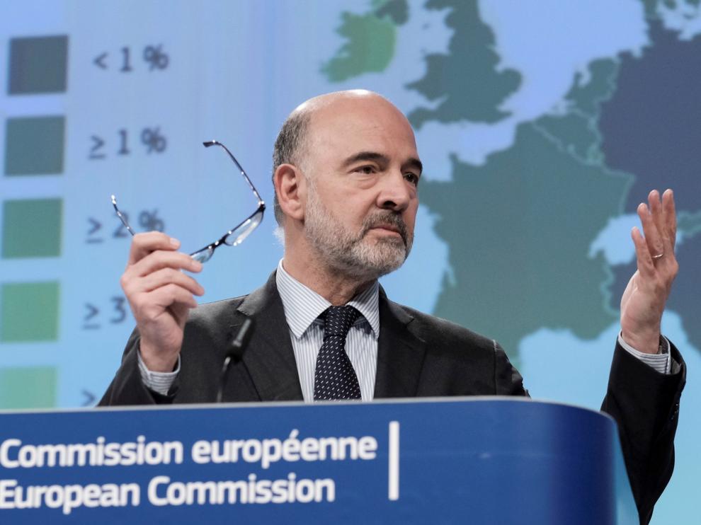 La CE rebaja su previsión de crecimiento en la eurozona una décima para 2019