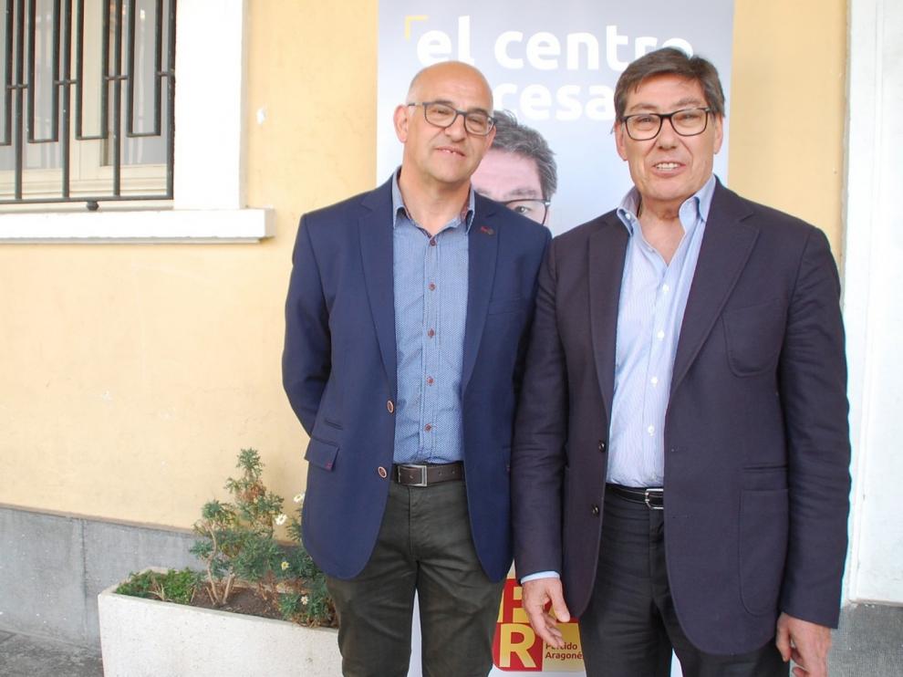 Aliaga respalda la candidatura de Villellas para alcalde de Sariñena