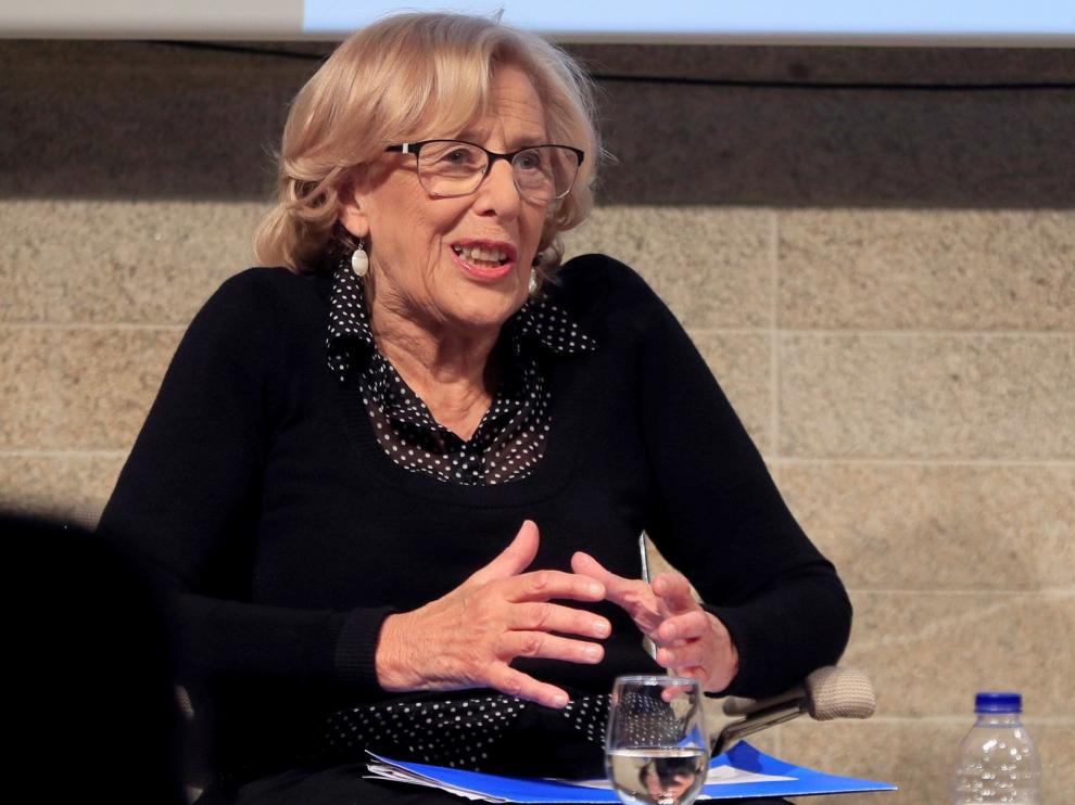 Carmena llama al voto útil y consideraría quedarse en un equipo de gobierno presidido por Pepu Hernández